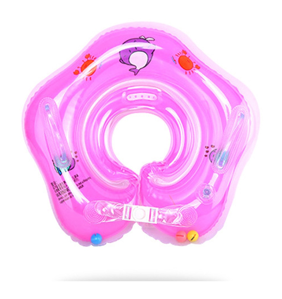 Music Baby Neck Float Swimming Newborn Children's Float Baby Pump Mattress Pool Swim Wheel For 0-24m Kids Swim Pool Accessories